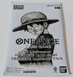 One Piece Card Game 3rd Anniversary Treasure Campaign Pack - Set of Two - SEALED - Image 1
