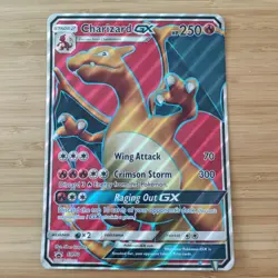 Charizard GX SM60 - LP OVERSIZED JUMBO Black Star Promo - Pokemon 2017 TCG Card - Image 1