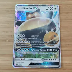 Snorlax GX SM05 - LP OVERSIZED JUMBO Black Star Promo - Pokemon 2016 TCG Card - Image 1