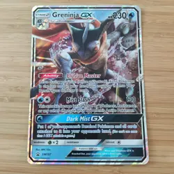 Greninja GX SM197 - NM OVERSIZED JUMBO Detective Pikachu Promo Pokemon TCG Card - Image 1