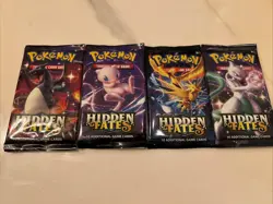 Pokemon Trading Card Game Sun & Moon Hidden Fates Booster Pack 609411429020 - Image 2