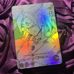 Broly Dragon Ball Heroes ACG Anime Girl Holo Waifu Card Bold - Image 1