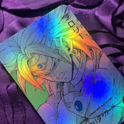 Broly Dragon Ball Heroes ACG Anime Girl Holo Waifu Card Bold - Image 5