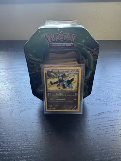 Pokemon Tin with random common cards - Image 1