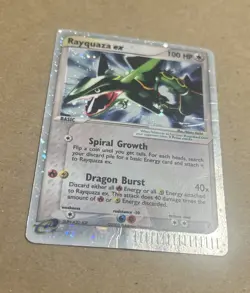 2003 Pokemon Dragon Rayquaza Ex Holo Card 97/97 - Image 2