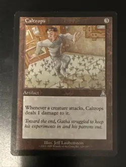 1x Caltrops (129) Urza's Destiny LP MTG Magic the Gathering x1 MKE - Image 1