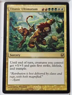 Titanic Ultimatum - Duel Decks: Ajani vs. Nicol Bolas - Magic the Gathering MTG - Image 1