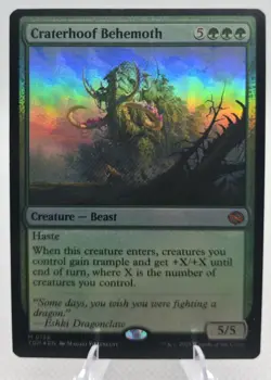 Craterhoof Behemoth Tarkir: Dragonstorm Foil - Image 1