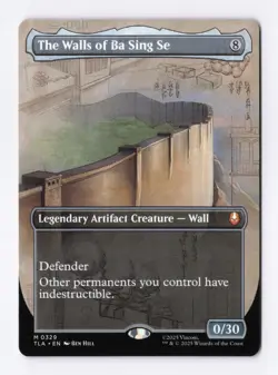 The Walls of Ba Sing Se (Borderless) (M) MTG Avatar: The Last Airbender (TLA) - Image 1