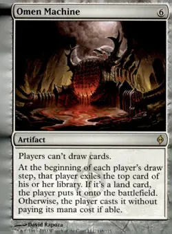 New Phyrexia #148 Omen Machine - Image 1