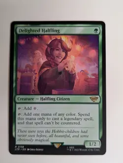 MTG - Delighted Halfling - LTR - R - 158 - Image 1
