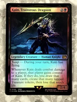 Kain, Traitorous Dragoon #105 FOIL MTG Final Fantasy FIN NM X1 - Image 1