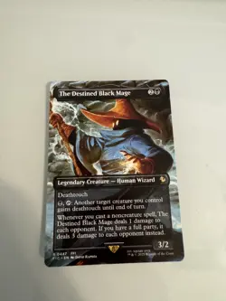 The Destined Black Mage (Borderless) Commander: Final Fantasy Regular - Image 1