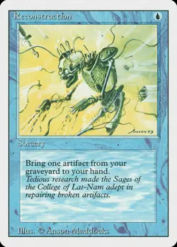 Reconstruction x4 Revised MtG LP to NM - Image 1