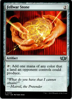 Fellwar Stone - Normal - U - Artifact - Commander: Tarkir: Dragonstorm - #318 - - Image 1