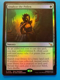 MTG 1x FOIL Analyze the Pollen # 150 Murders at Karlov Manor Magic the x1 NM - Image 1