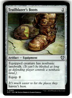 Trailblazer's Boots Commander: Outlaws of Thunder Junction Regular MTG - Image 1