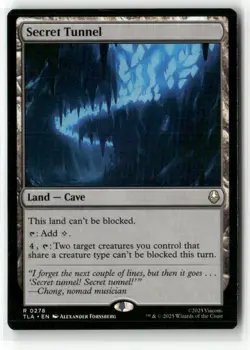Secret Tunnel MTG Avatar The Last Airbender NM - Image 1