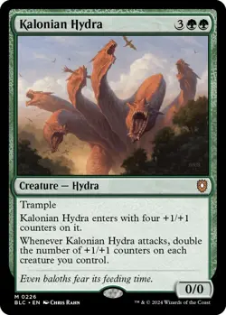 Kalonian Hydra 226 LP Normal Commander: Bloomburrow MTG EN - Image 1
