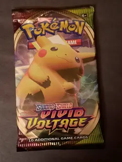 Pokemon Sword & Shield Vivid Voltage Booster Pack Sealed - Image 1