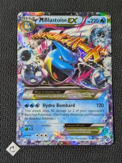 M Blastoise EX 30/146 - XY Base Set Ultra Rare Pokemon TCG MP - Image 1