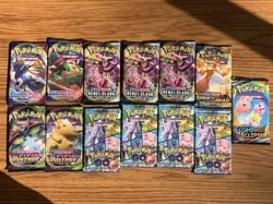 Pokemon Sealed Packs Variety Lot of 13 - Image 1