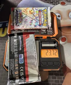 Heavy Pokemon Prismatic Evolution Pack 23.71G And 23.72G!! Possible God Pack !U! - Image 3