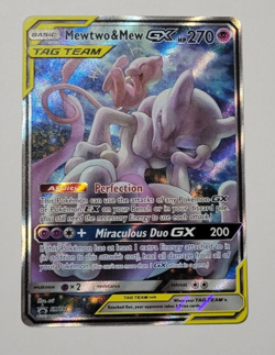 Pokemon Mewtwo & Mew GX SM191 Promo NM Condition - Image 1