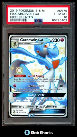 2019 POKEMON SM HIDDEN FATES #SV75/SV94 GARDEVOIR GX SHINY VAULT RARE PSA 10 - Image 1
