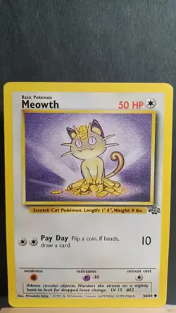 Meowth [LP] - Pokemon TCG Jungle 56/64 [Common] - Image 1