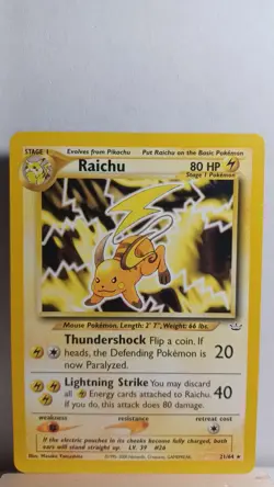 Raichu [LP] - Pokemon TCG Neo Revelation 21/64 [Rare] - Image 1