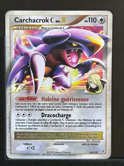 Carte Pokemon Carchacrok Niv.X 145/147 Platine Vainqueurs Supremes FR - Image 2