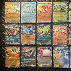 Pokemon HOLO EX Lot of 15 - Ogerpon Mask Set Prismatic Evolutions W/ 4 Promos NM - Image 3