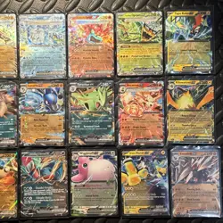 Pokemon HOLO EX Lot of 15 - Ogerpon Mask Set Prismatic Evolutions W/ 4 Promos NM - Image 4