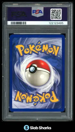 1999 POKEMON FOSSIL 1ST EDITION #60/62 GAMBLER PSA 9 - Image 2