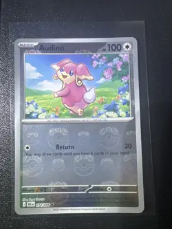 Pokemon Audino C 076/086 SV11b Black Bolt Master Ball Reverse Holo NM - Image 1