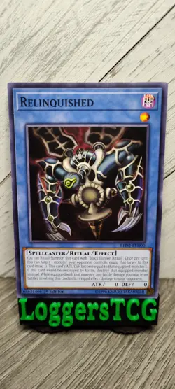 Yu-Gi-Oh! Relinquished / LED2-EN000 1st Edition LP - Image 1
