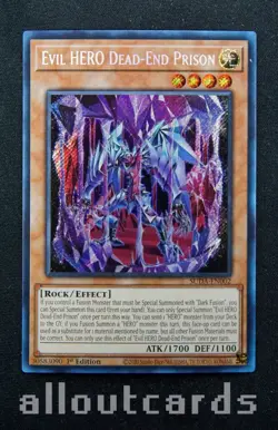 2025 Yu-Gi-Oh! Supreme Darkness Evil HERO Dead-End Prison SUDA-EN002 NM/M - Image 1