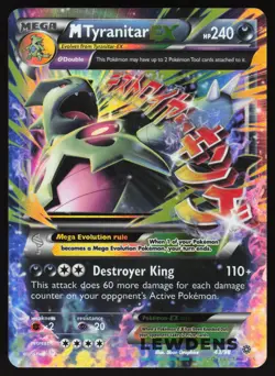 M Tyranitar EX - 43/98 - Ultra Rare - XY Ancient Origins - Pokemon Card - 2 - Image 1