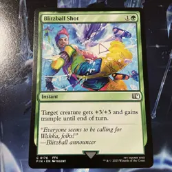 MTG Magic the Gathering Blitzball Shot (176/764) Final Fantasy Regular M/NM - Image 1
