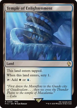 Temple of Enlightenment - 435 - Commander: FINAL FANTASY- Near Mint - MTG - Image 1