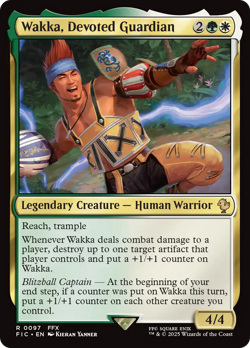 Wakka, Devoted Guardian - 97 - Commander: FINAL FANTASY- Near Mint - MTG - Image 1