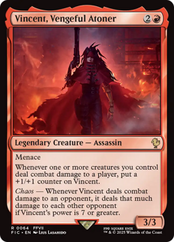 Vincent, Vengeful Atoner - 64 - Commander: FINAL FANTASY- Near Mint - MTG - Image 1