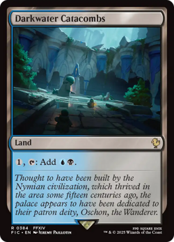 Darkwater Catacombs - 384 - Commander: FINAL FANTASY- Near Mint - MTG - Image 1