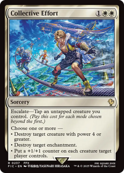 Collective Effort - 237 - Commander: FINAL FANTASY- Near Mint - MTG - Image 1