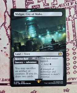 MTG Midgar, City of Mako Borderless Extended Final Fantasy NM - Image 1