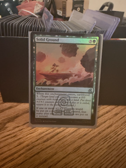 Solid Ground (FOIL) x1 - MTG Avatar: The Last Airbender Eternal TLE #142 - Image 1