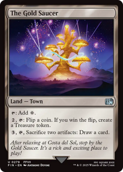 The Gold Saucer - 279 - FINAL FANTASY- Near Mint - MTG - Image 1