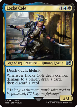 Locke Cole - 234 - FINAL FANTASY- Near Mint - MTG - Image 1