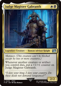 Judge Magister Gabranth - 230 - FINAL FANTASY- Near Mint - MTG - Image 1